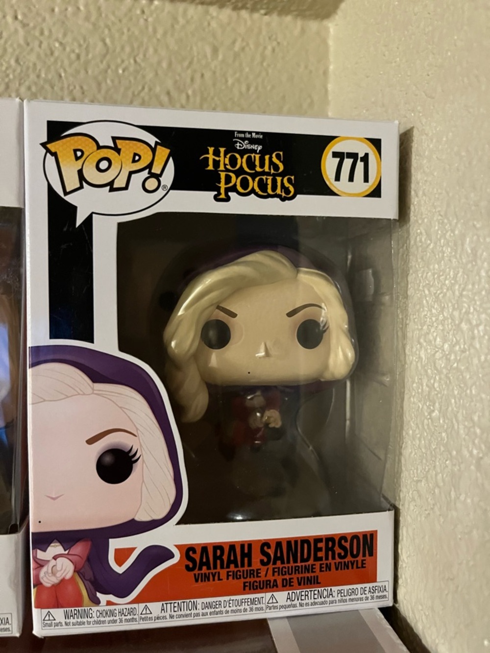 Funko Sarah Sanderson Blonde with Purple Hood and Red Outfit